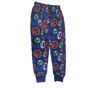 Boys Sports Themed Fleece Pajama Pants Size 7